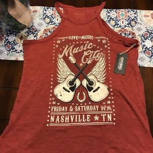 Shyanne Women’s Music City Graphic High Neck Tank